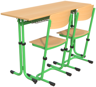 Stavitelná sestava 2+1 GABI - Deska 18 mm, ostré rohy